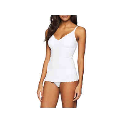 Damen Spaghetti-Shirt - Top, V-Ausschnitt, Pads, Micro Lovers, Mikrofaser T-Shirts