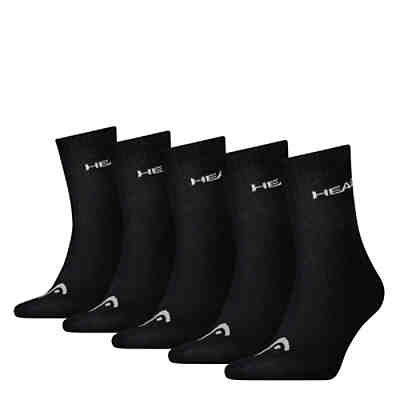 Unisex Short Crew Socken - Kurzsocken, 5er Pack, einfarbig Sneakersocken