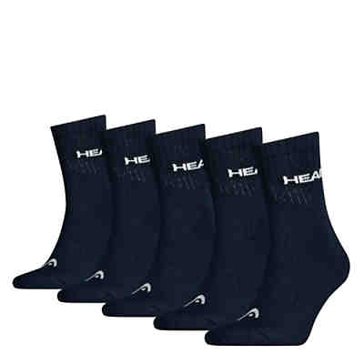 Unisex Short Crew Socken - Kurzsocken, 5er Pack, einfarbig Sneakersocken