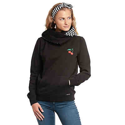 Stripes Shawl Hoodie + Hairband female Kapuzenpullover 2