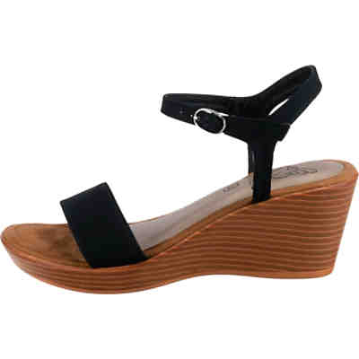 Super Comfort Metallic Keilsandalette 2
