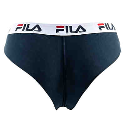 Damen Brazilian Slip - Panty, Logo-Bund, Cotton Stretch, einfarbig, XS-XL Slips 2