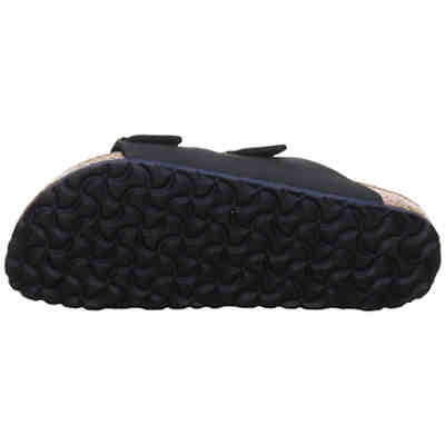 Damen Pantoletten Sandalen Arizona Pantolette Kinderschuhe Veloursleder uni Pantoletten 2