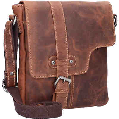 Vintage Umhängetasche Leder 22 cm Umhängetaschen 2