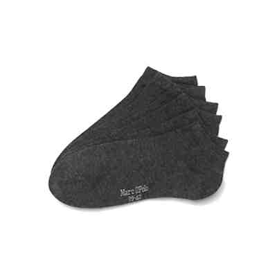 Marc O Polo Marc O Polo Herren Sneakersocken, 3er Pack - Kurzsocken, Baumwolle, Unifarben Sneakersocken