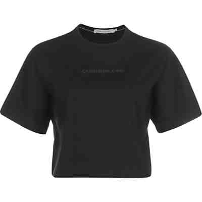 Calvin Klein Jeans T-Shirt Black Reflective Logo T-Shirts