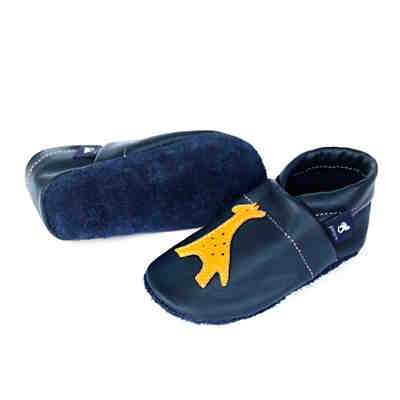 Krabbelschuhe / Lederpuschen / Hausschuhe mit Giraffe Krabbelschuhe 2