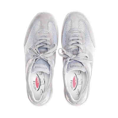Rollingsoft Sneaker low Materialmix Leder/Lederimitat grau Sneakers Low 2
