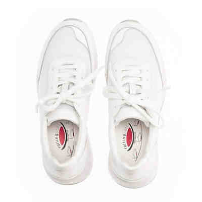 Rollingsoft Sneaker low Materialmix Leder/Lederimitat weiß Sneakers Low 2