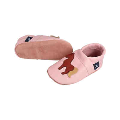 Krabbelschuhe / Lederpuschen / Hausschuhe mit Pferd Krabbelschuhe 2