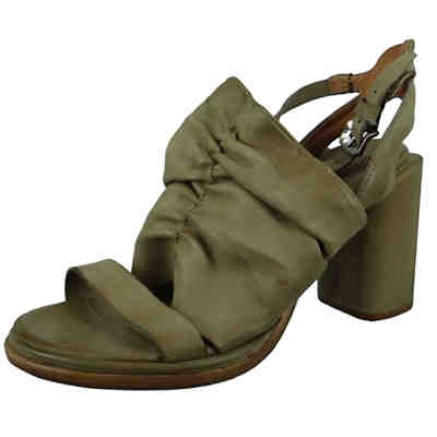 Damen Leder Sandalette Vide Africa Grau A03001-0201-6487 Klassische Sandalen