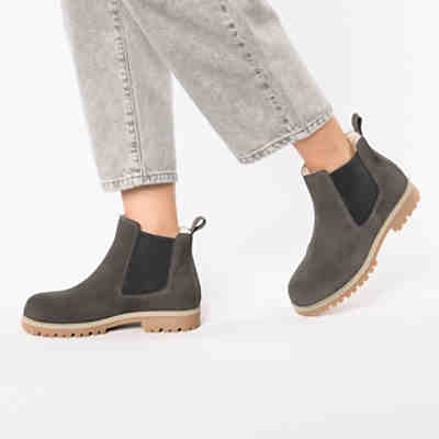 Echtleder Fashion Chelsea Boots Winterstiefeletten 2