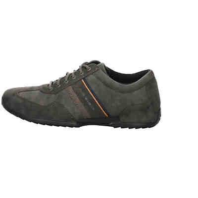 Schuhe Schnürschuh Sport Halbschuhe Glattleder uni Sneakers Low 2