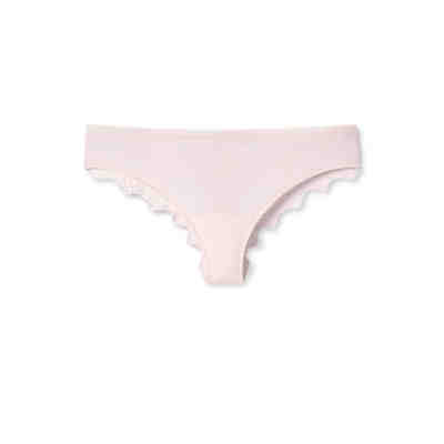 Damen Slip - Brazil-Slip, Modal and Lace, Jersey mit Spitze, einfarbig Slips
