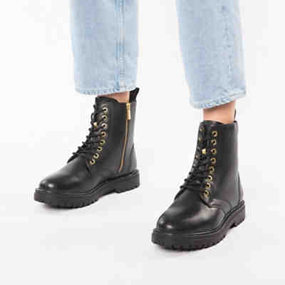 Echtleder Schnürstiefeletten 2