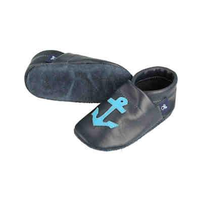 Krabbelschuhe / Lederpuschen / Hausschuhe mit Anker Krabbelschuhe 2