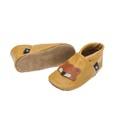 Lederpuschen / Hausschuhe / Slipper mit Fuchs Hausschuhe 2