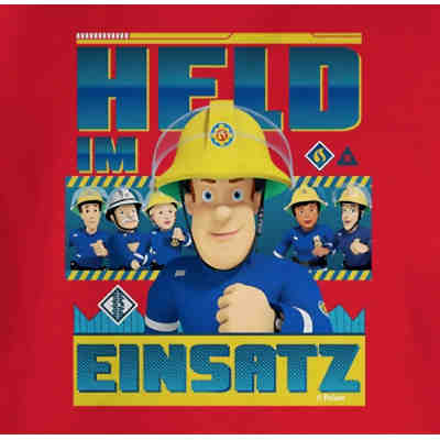 Feuerwehrmann Sam Jungen - Jungen Kinder T-Shirt - Held im Einsatz - T-Shirts für Jungen 2