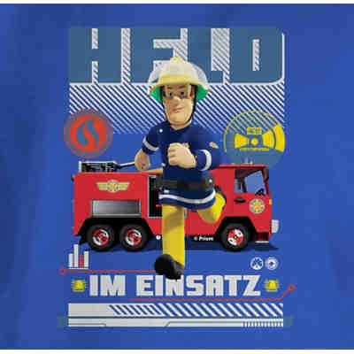 Feuerwehrmann Sam Jungen - Jungen Kinder T-Shirt - Held im Einsatz - T-Shirts für Jungen 2