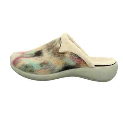 Damen-Hausschuh Korsika 309, lila-multi Pantoffeln 2