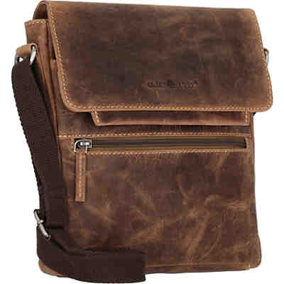 Vintage Umhängetasche Leder 22 cm Umhängetaschen 2