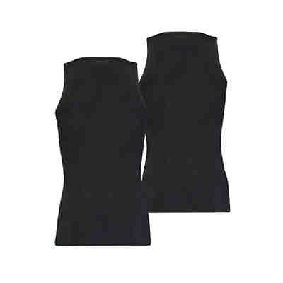 Herren Tank Top, 2er Pack - Basic, Unterhemd, Rundhals, Single Jersey, einfarbig Unterhemden 2
