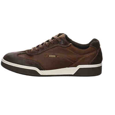 Herren Schnürhalbschuhe Mercur-Goretex Schnürschuh Freizeit Elegant Schuhe Lederkombination uni Schnürschuhe 2