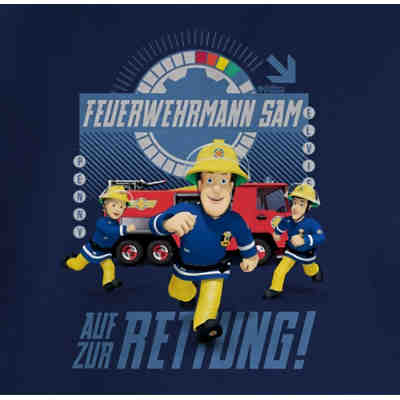 Feuerwehrmann Sam Jungen - Jungen Kinder T-Shirt - Auf zur Rettung - T-Shirts für Jungen 2
