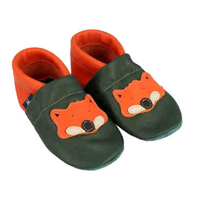 Lederpuschen / Hausschuhe / Slipper mit Fuchs Hausschuhe 2