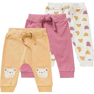 Baby Jogginghose NBFLISSY 3er Pack für Mädchen, Organic Cotton
