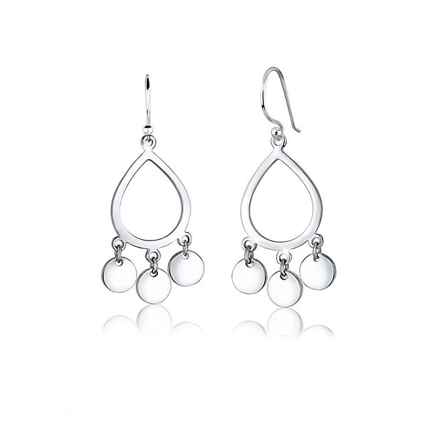 Elli Ohrringe Tropfen Kreis Geo Gipsy Boho 925 Sterling Silber Ohrhänger