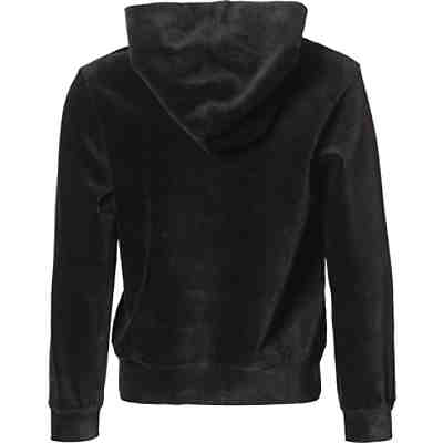 Kapuzenpullover VELOUR BOXY für Mädchen 2