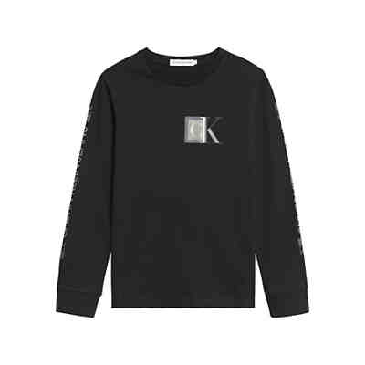 Langarmshirt BLOCK MONOGRAM für Jungen, Organic Cotton