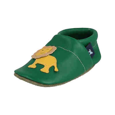 Krabbelschuhe / Lederpuschen / Hausschuhe mit Löwe Krabbelschuhe