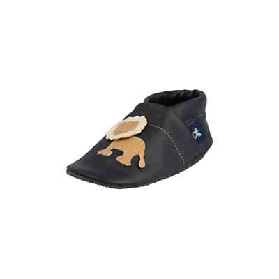 Krabbelschuhe / Lederpuschen / Hausschuhe mit Löwe Krabbelschuhe