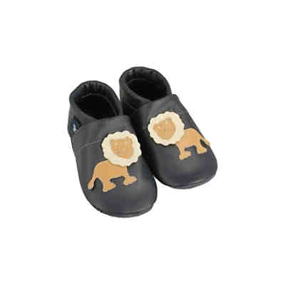 Krabbelschuhe / Lederpuschen / Hausschuhe mit Löwe Krabbelschuhe 2