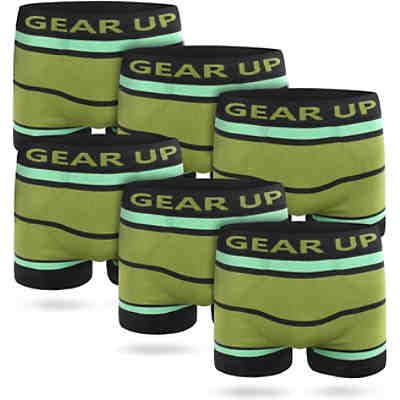 6 Stück Herren Retropants Mikrofaser-Boxershorts Retroshorts