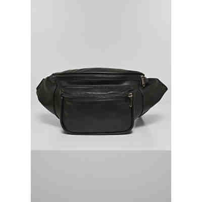 Imitation Leather Double Zip Shoulder Bag Sporttaschen