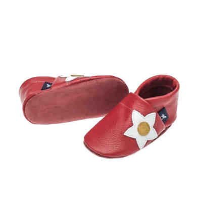 Krabbelschuhe / Lederpuschen / Hausschuhe mit Blume Krabbelschuhe 2