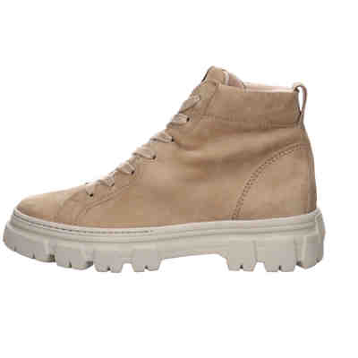 Damen Stiefeletten Schuhe Schnürboots Elegant Freizeit Glattleder uni Schnürstiefeletten 2