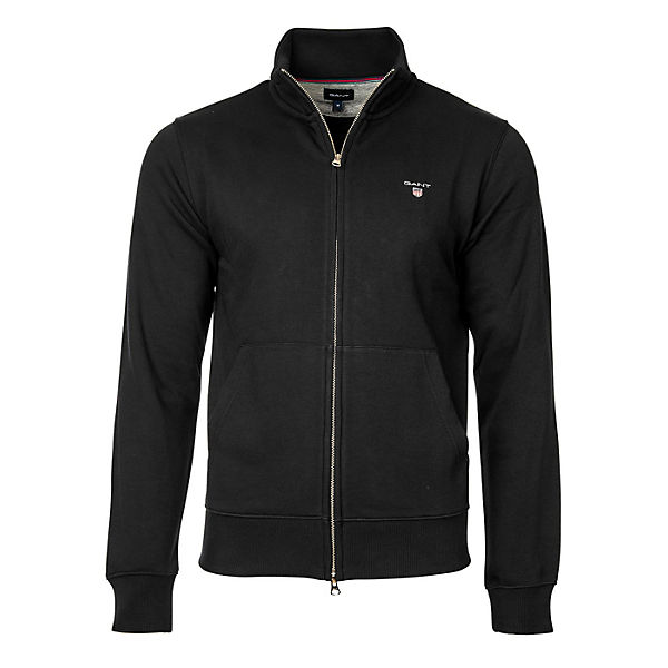 Herren Sweat-Jacke - Full Zip Cardigan, Reißverschluss, Stehkragen, Logo Sweatshirts