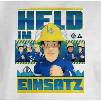 Feuerwehrmann Sam Jungen - Jungen Kinder T-Shirt - Held im Einsatz - T-Shirts für Jungen 2