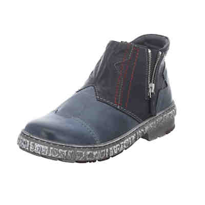 Damen Stiefel Schuhe Boots Elegant Freizeit Lederkombination uni Klassische Stiefel