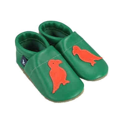 Lederpuschen / Hausschuhe / Slipper mit Papagei Hausschuhe 2