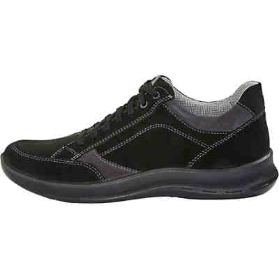 Schnürschuh mit kontrastfarbenen Nähten Schuhweite: H 2
