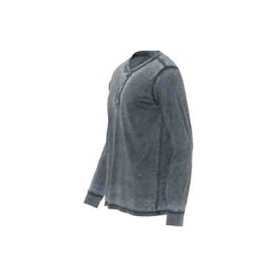 Knopfleisten Langarmshirt 2