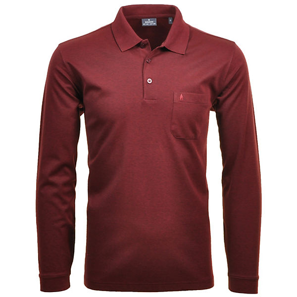 Softknit-Polo langarm Poloshirts