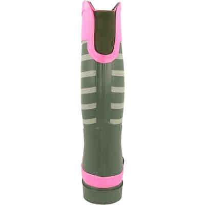 -Hamburg - Damen Schuhe Gummistiefel Kruller Stevel Eco Rose/Olive Klassische Stiefel 2