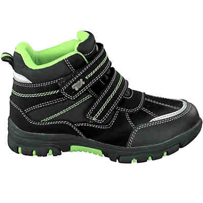 Canadians Jungen Schuhe Boots Winterstiefel TEX 467-184 schwarz-grün Stiefel