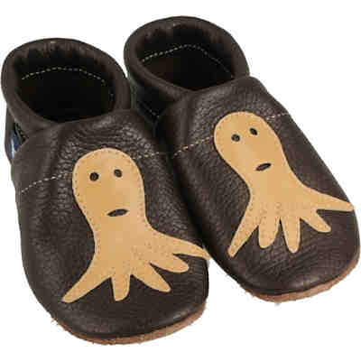 Krabbelschuhe / Lederpuschen / Hausschuhe mit Krake Krabbelschuhe 2
